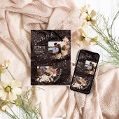 "Elegante Boho Einladungen mit Gold Star dekoriert