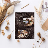 "Elegante Boho Einladungen mit Gold Star dekoriert