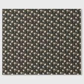 Elegante Boho Floral Geschenkpapier (Flach)