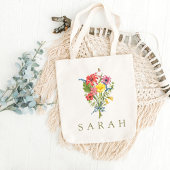 Elegante Boho Floral Wildblume Tasche