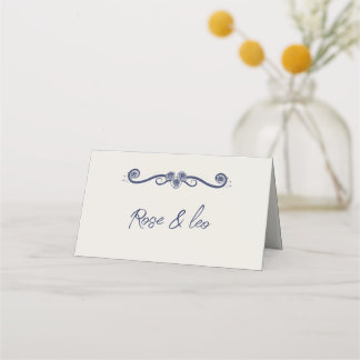 Elegante Boho-Hochzeitsplatzkarten und Begleitkart Platzkarte