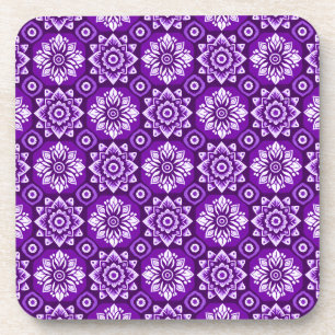 Elegante Boho-Muster-Untersetzer - Set von 6 Jahre Getränkeuntersetzer