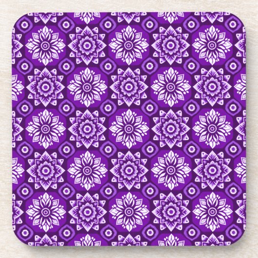 Elegante Boho-Muster-Untersetzer - Set von 6 Jahre Getränkeuntersetzer (Vorderseite)