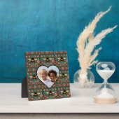 Elegante Boho-Retro-Hummel-Frühlingsblumen  Fotoplatte (InSitu)