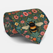 Elegante Boho-Retro-Hummel-Frühlingsblumen Krawatte (Gerollt)
