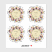 Elegante Boho Sonnenblume Rustikale Hochzeit im He Aufkleber (Blatt)