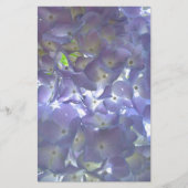 Elegante boho staubige lila Blumenarten Blume Briefpapier (Vorderseite)