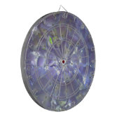 Elegante boho staubige lila Blumenarten Blume Dartscheibe (Vorderseite Links)