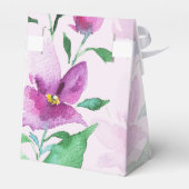 Elegante Boho Violet Frische Pasta machen Geschenkschachtel (Rückseite)