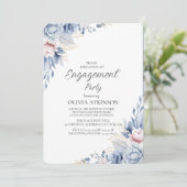 Elegante Boho-Wildblume Einladung (Stehend Vorderseite)