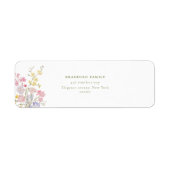 Elegante Boho-Wildblumen-Hochzeit  (Vorne)