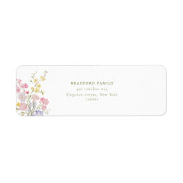 Elegante Boho-Wildblumen-Hochzeit
