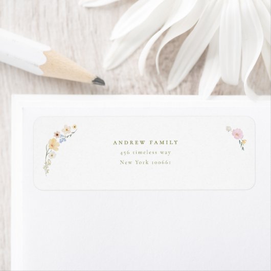 Elegante Boho Wildblumen Hochzeit (Insitu)
