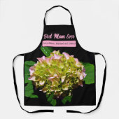 Elegante bohrosa, gelb-rosa Hydrangea-Blume Schürze (Vorderseite)