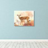 Elegante Bongo-Antilopen-Leinwandkunst Leinwanddruck (Insitu (Holzboden))