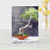 Elegante Bonsai Benutzerdefinierte Grußkarte Karte (Gelbe Blume)