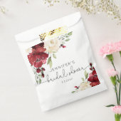 Elegante Bordeaux Hochzeit im Herbst Napkins Geschenktütchen (Versiegelt)