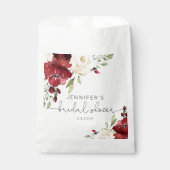 Elegante Bordeaux Hochzeit im Herbst Napkins Geschenktütchen (Vorderseite)