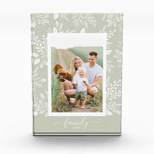 Elegante Botanicals Fotoblock (Vorderseite)