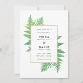 Elegante Botanicals speichern die Datumskarten Save The Date (Vorderseite)