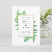 Elegante Botanicals speichern die Datumskarten Save The Date (Stehend Vorderseite)