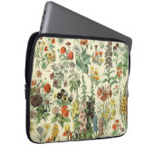 Elegante botanische Blume mit Blumenmotiven Laptopschutzhülle (Vorne Rechts)