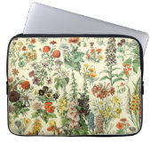 Elegante botanische Blume mit Blumenmotiven Laptopschutzhülle (Vorderseite)