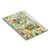 Elegante botanische Blume Notizblock (Rechte Seite)