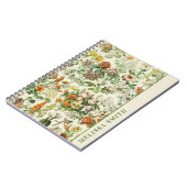 Elegante botanische Blume Notizblock (Linke Seite)