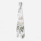 Elegante botanische Eukalyptus-Krawatte Krawatte (Rückseite)