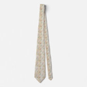 Elegante botanische Frühlingsblumen Krawatte (Vorderseite)
