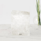 Elegante botanische Geburtstagskarte Einladung (Rückseite)