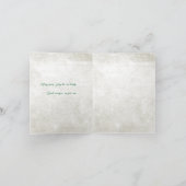 Elegante botanische Geburtstagskarte Einladung (Innenseite)