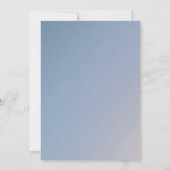 Elegante, botanische Hochzeit Einladung (Rückseite)