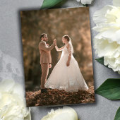 elegante botanische Hochzeit Flyer