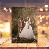 elegante botanische Hochzeit Flyer