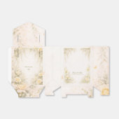 Elegante botanische Hochzeit Geschenkschachtel (Ungefaltet)