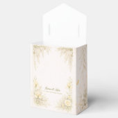 Elegante botanische Hochzeit Geschenkschachtel (Geöffnet)