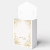 Elegante botanische Hochzeit Geschenkschachtel (Geöffnet)