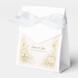 Elegante botanische Hochzeit Geschenkschachtel