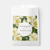 Elegante, botanische Hochzeit Geschenktütchen (Vorderseite)