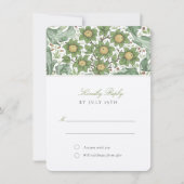 Elegante botanische Hochzeitskarte Einladung (Vorderseite)