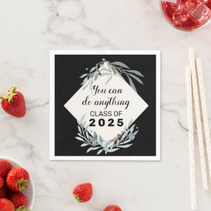 Elegante botanische Klasse der Graduation Party 20 Serviette