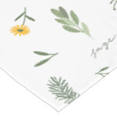 Elegante botanische Küche Tischdecke (Schrägansicht)
