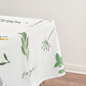Elegante botanische Küche Tischdecke (Beispiel)