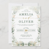 Elegante Botanische Landschaft Einladung (Vorderseite)