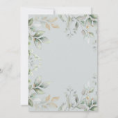 Elegante Botanische Landschaft Einladung (Rückseite)