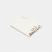 Elegante botanische personalisierte Post-it-Notize Post-it Klebezettel (angewinkelt)