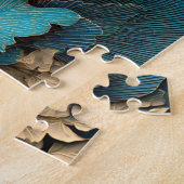 Elegante botanische Relief-Blumen Puzzle (Seite)
