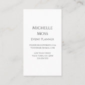 Elegante botanische Rose Blütenrot Beruflich Visitenkarte (Rückseite)